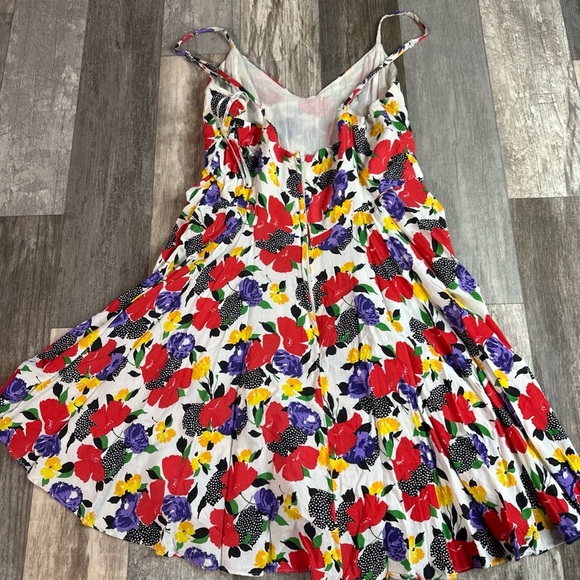 Mink Pink Dress, Flowers, Womens Large, Spring, Summer, Spagetti Straps - Picture 5 of 5